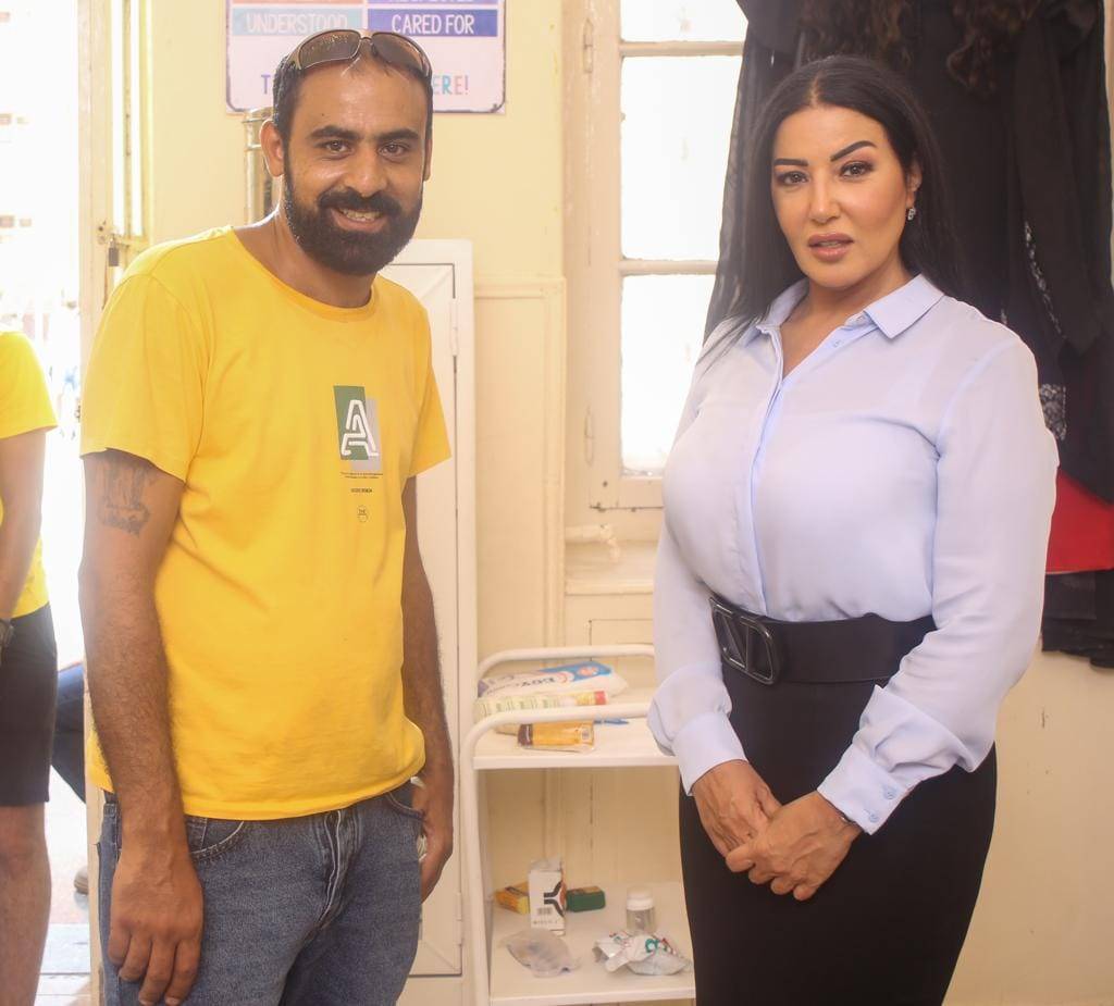 بالصور.. سمية الخشاب تعود للقاهرة من اجل «أرواح خفية»