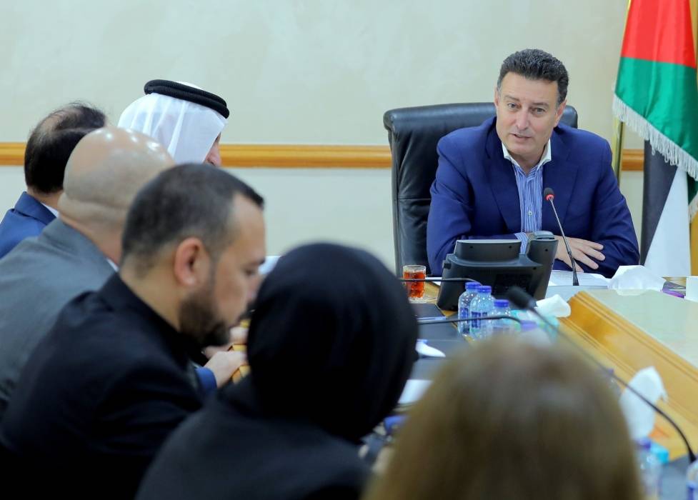 الصفدي يستقبل رئيس وأعضاء لجنة مكافحة المخدرات والمؤثرات العقلية في البرلمان العراقي