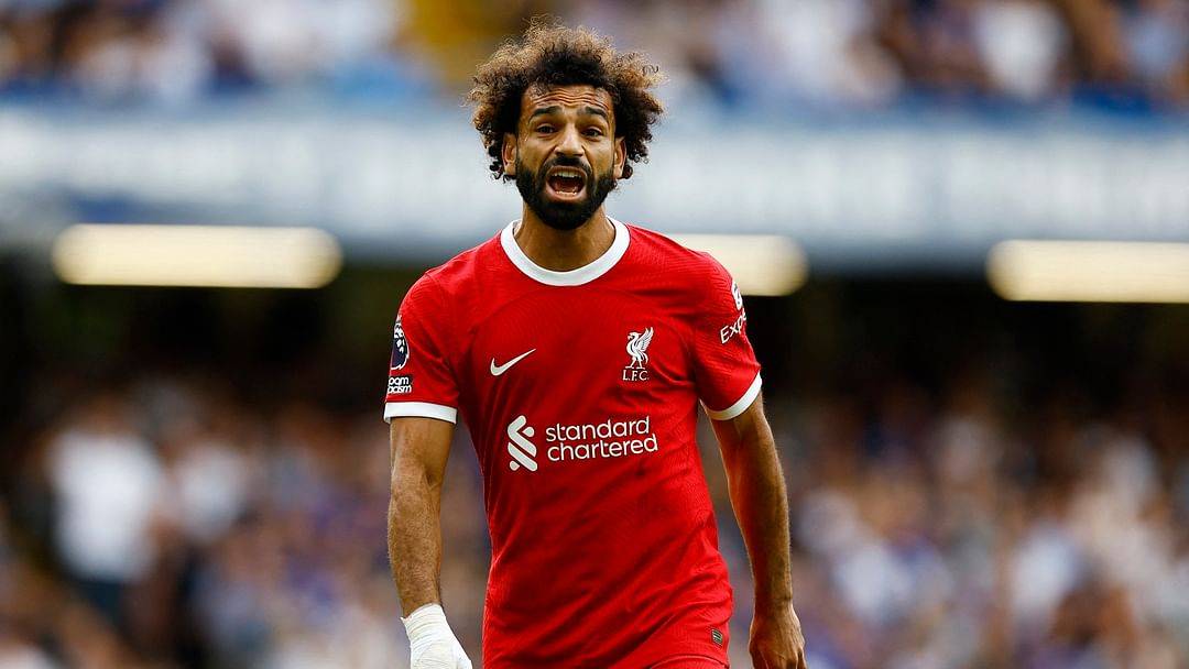 غضب محمد صلاح بعد استبداله في مباراة ليفربول وتشيلسي