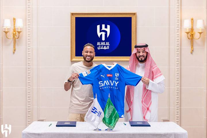 نيمار يعلنها رسمياً .. أنا هنا في السعودية .. أنا هلالي