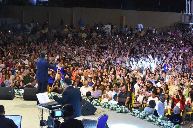 وائل جسار وغادة عباسي وهيثم إلياس يصدحون طرباً في مهرجان الفحيص....صور