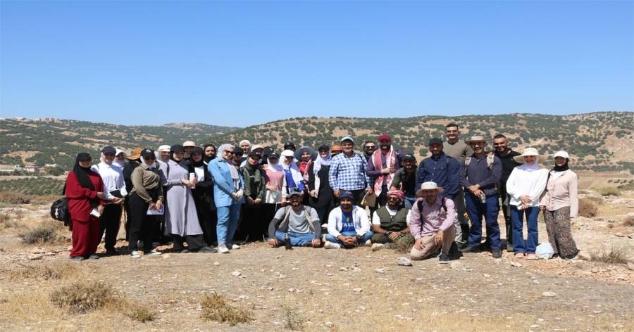 آثار اليرموك تباشر أعمال التنقيب والحفريات في موقع تل العصارة