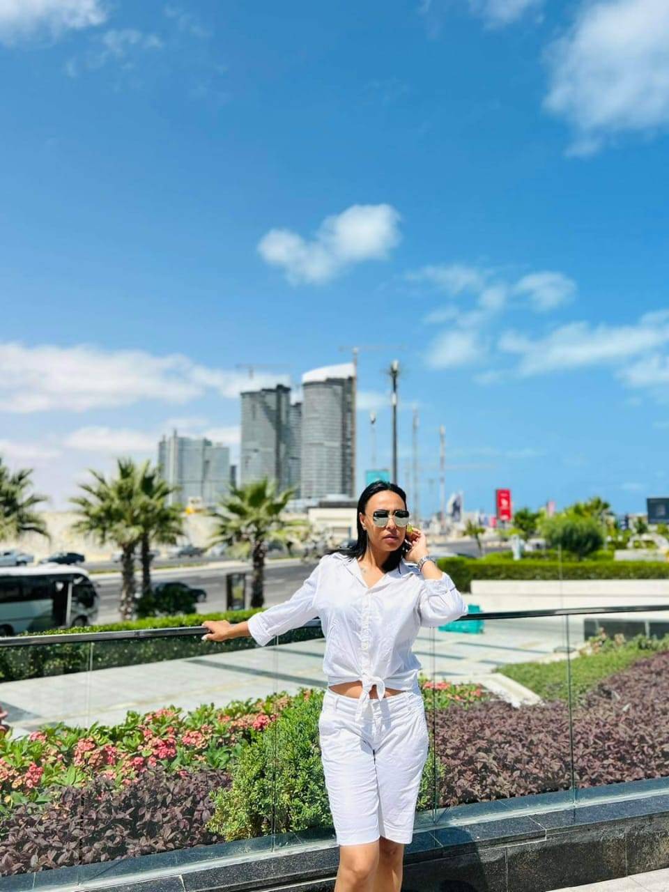 مى حسن  تستكمل حملتها للترويج لمصر من العلمين...صور