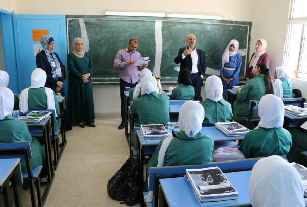 بدء دوام طلبة المدارس المهنية في تربية الشونة الجنوبية