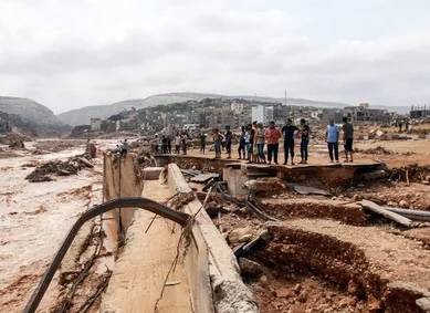 نزوح 36 ألف شخص بسبب فيضانات ليبيا