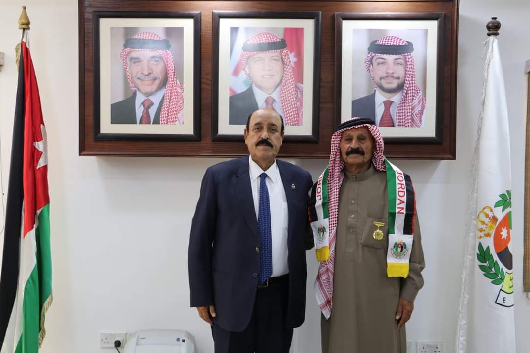 الشوبكي يلتقي احد رفقاء السلاح