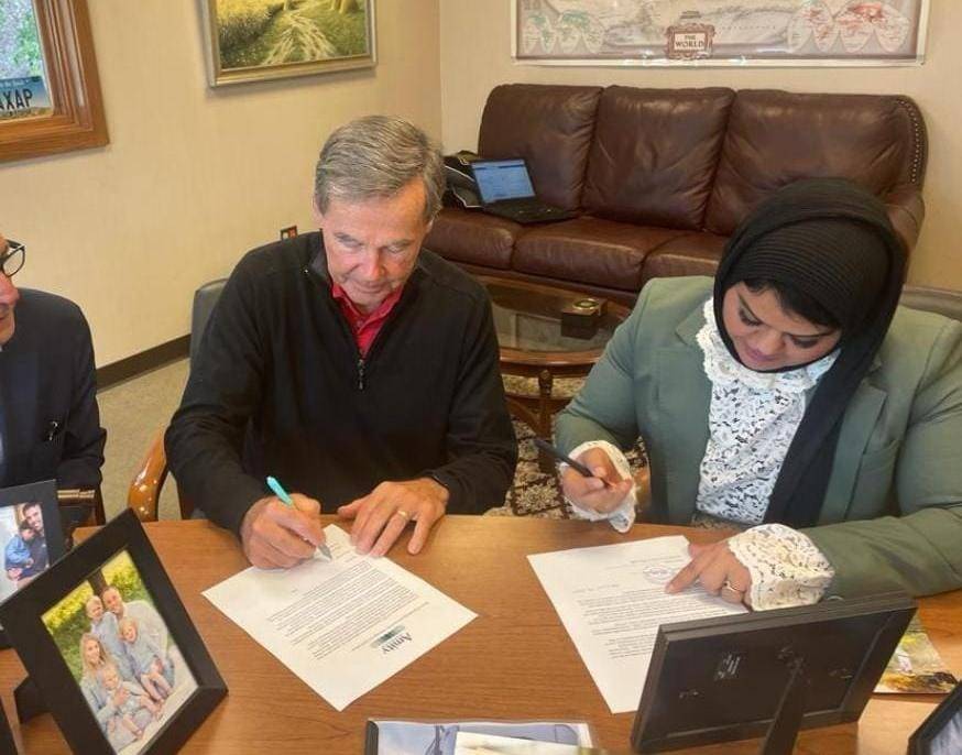 الاردنية نجود الدقس مستشارة لشركة Amity الأمريكية لدعم المشاريع الزراعية