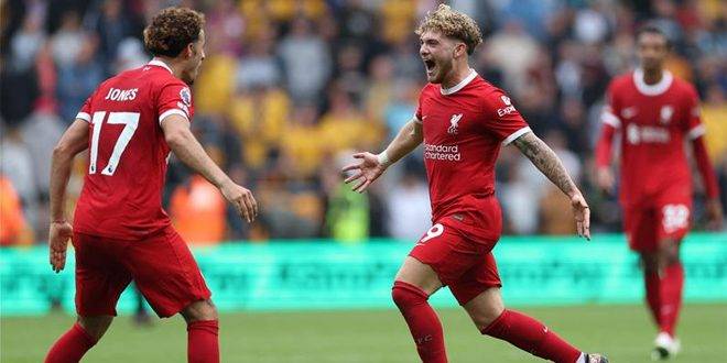 ليفربول يفوز على ووليفرهامبتون في الدوري الإنكليزي
