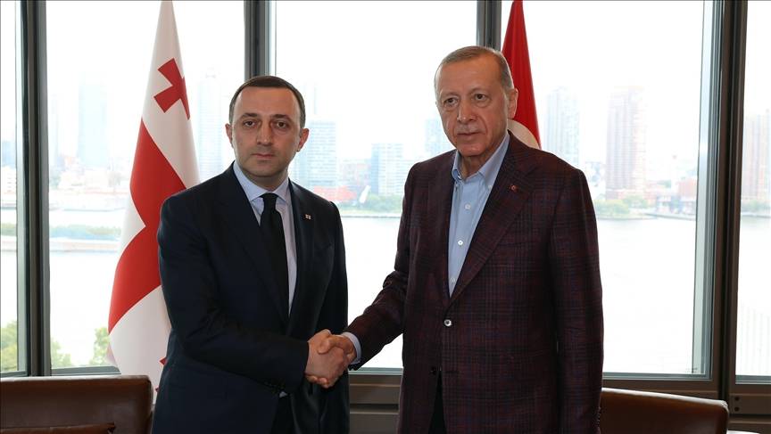 أردوغان يلتقي رئيس الوزراء الجورجي في نيويورك
