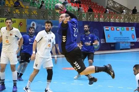 فوز الأهلي على السلط بدوري كرة اليد