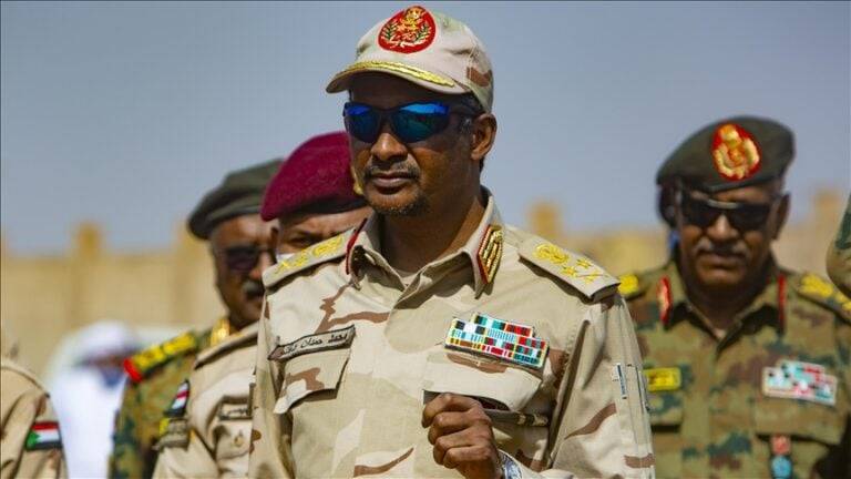 حميدتي: قوات الدعم السريع في السودان مستعدة تماما لوقف إطلاق النار ومحادثات سياسية شاملة