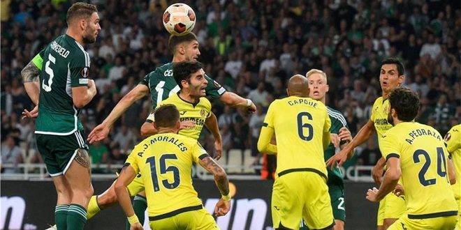 باناثينايكوس اليوناني يفوز على فياريال في الدوري الأوروبي