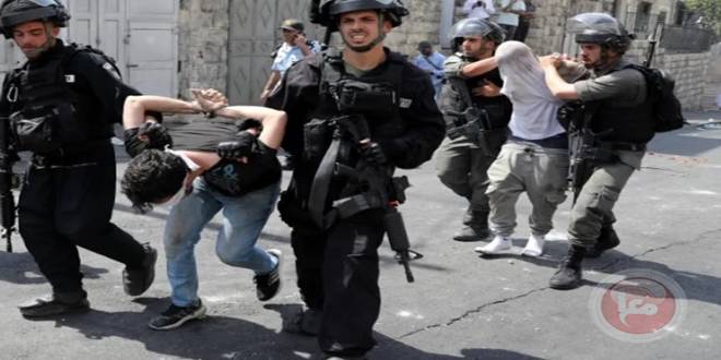 قوات الاحتلال تعتقل سبعة فلسطينيين شمال رام الله