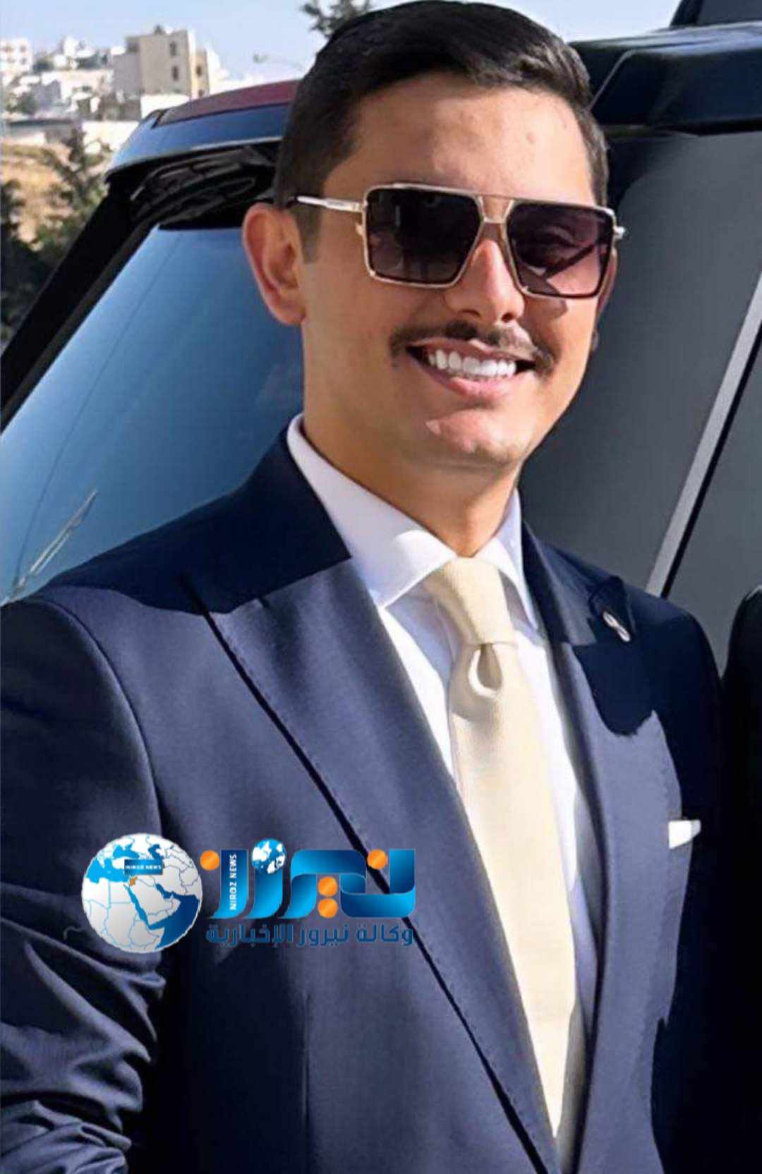 الدهام يهنئ النقيب مشهور فواز عناد الفايز مبارك وبالرفاء والبنين