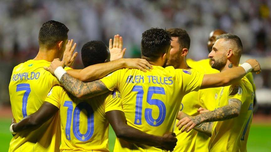 رونالدو يقود النصر لفوز صعب على الطائي