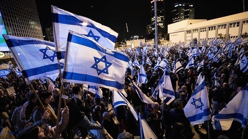 للأسبوع 39.. عشرات آلاف الإسرائيليين يتظاهرون ضد تعديلات القضاء