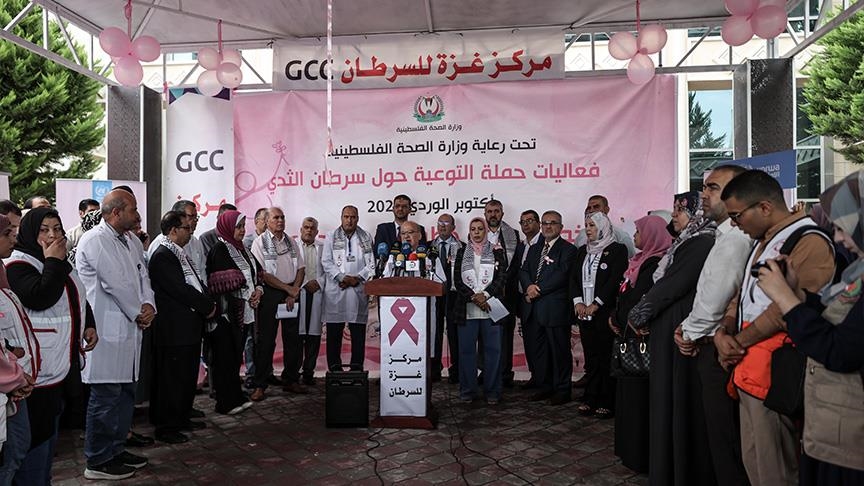 غزة.. إطلاق فعاليات أكتوبر الوردي للتوعية بسرطان الثدي