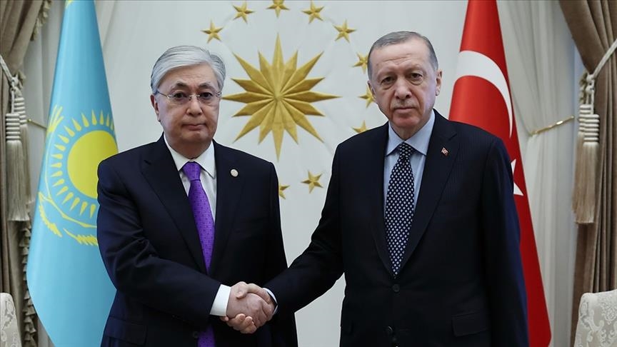 أردوغان يبحث مع نظيره الكازاخستاني العلاقات الثنائية وقضايا دولية