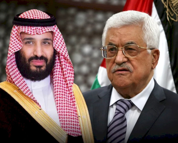 تفاصيل مكالمة هاتفية بين الرئيس عباس وولي العهد السعودي.