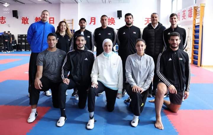لاعبو المنتخب الوطني والأمن العام للتايكواندو يستعدون للمشاركة في الجولة الثالثة من بطولة الجائزة الكبرى تايوان .