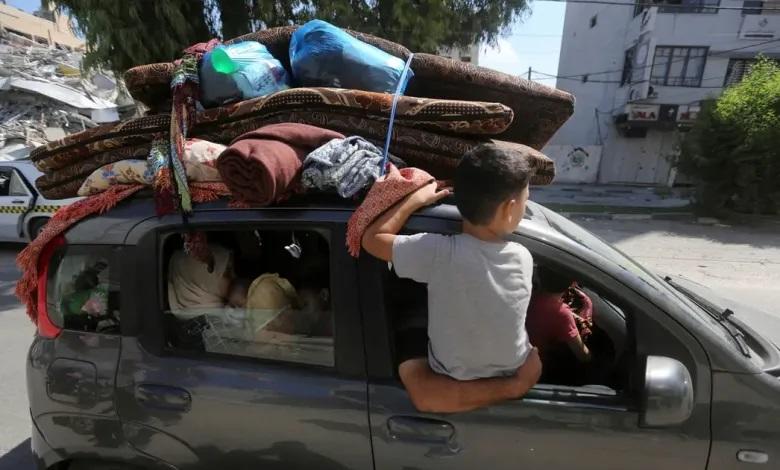 مليون نازح بغزة بالأسبوع الأول من العدوان