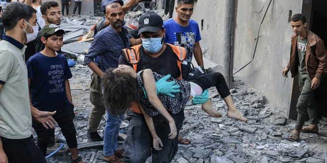 أكثر من 60 شهيداً وعشرات الجرحى جراء مجازر الاحتلال المتواصلة في قطاع غزة