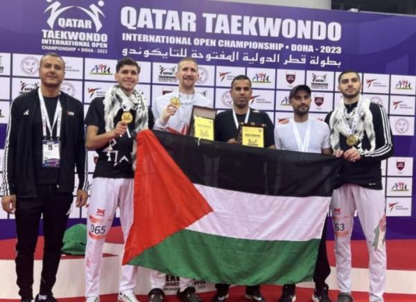 3 ذهبيات للمنتخب الوطني للتايكواندو في بطولة قطر المفتوحة