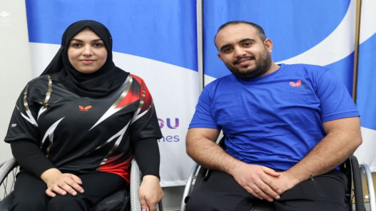 لاعبان في منتخب كرة الطاولة يودعان من ربع نهائي دورة الألعاب الآسيوية البارالمبية