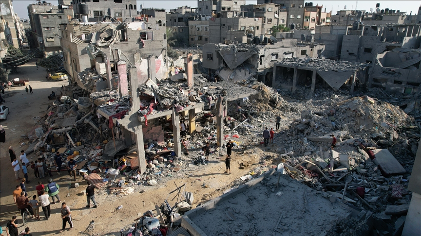 داخلية غزة: استشهاد  22 فلسطينيا بقصف إسرائيلي لمنزل بخان يونس