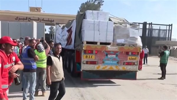 السماح بإدخال الدفعة السابعة من المساعدات لغزة عبر معبر رفح