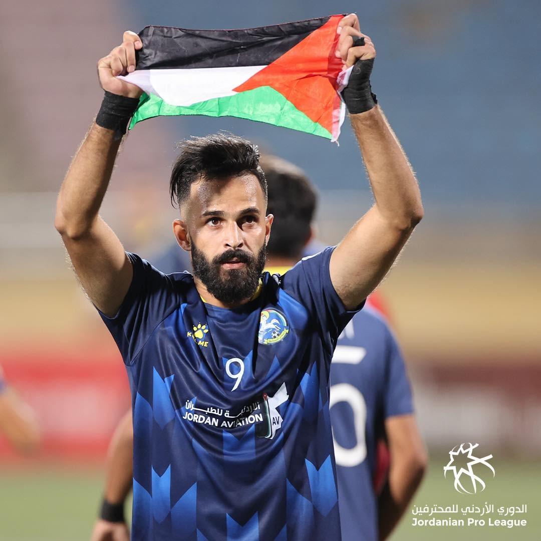 غياب الجمهور عن الدوري الاردني تعاطفا مع غزة