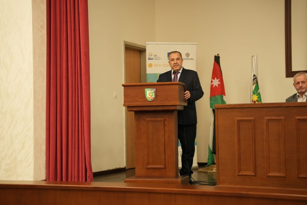 كلية الحصن الجامعية تظم فعاليات المؤتمر الختامي للمشروع الممول من الاتحاد الاوروبي (تفعيل دور الجامعات المدنية  ( MEDQUAD