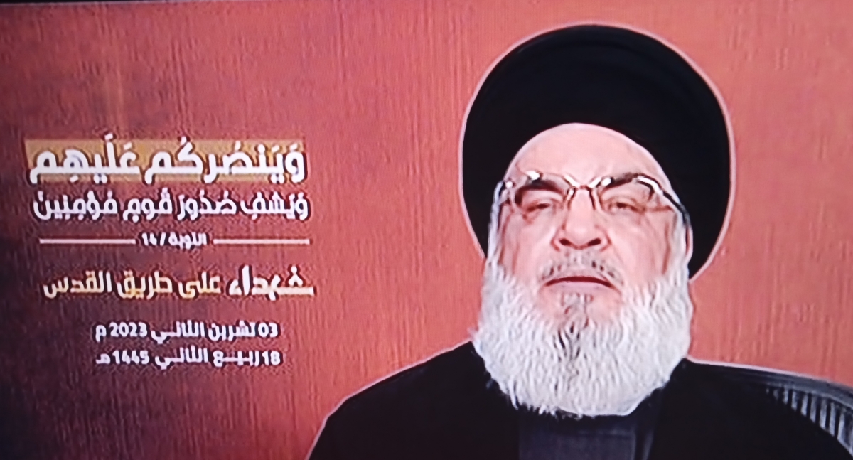 عاجل ..الأمين العام لحزب الله :   سيكتشف العالم أن أغلب من يقولون انهم مدنيون قتلتهم حماس قتلوا بسلاح الجيش الاسرائيلي