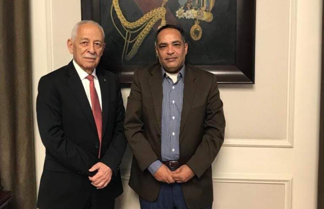 العيسوي يستقبل الناشط الاجتماعي مشعل الجحاوشة