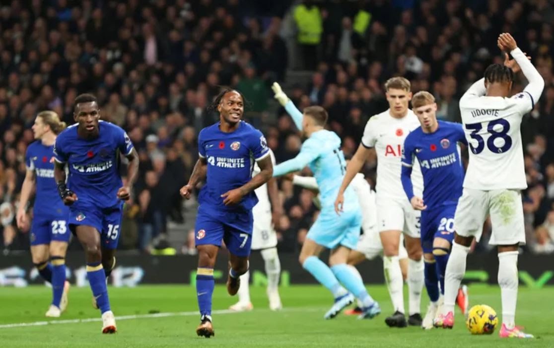 تشيلسي يسحق  توتنهام بالدوري الانكليزي