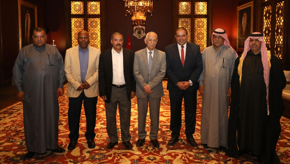 رئيس الديوان الملكي العيسوي يلتقي وفد من عشيرة الديكةالجبور ...صور