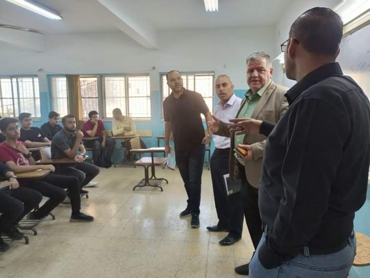 مدير التربية والتعليم للواء الكورة يزور مدرسة دير أبي سعيد الثانوية الشاملة الأولى للبنين.