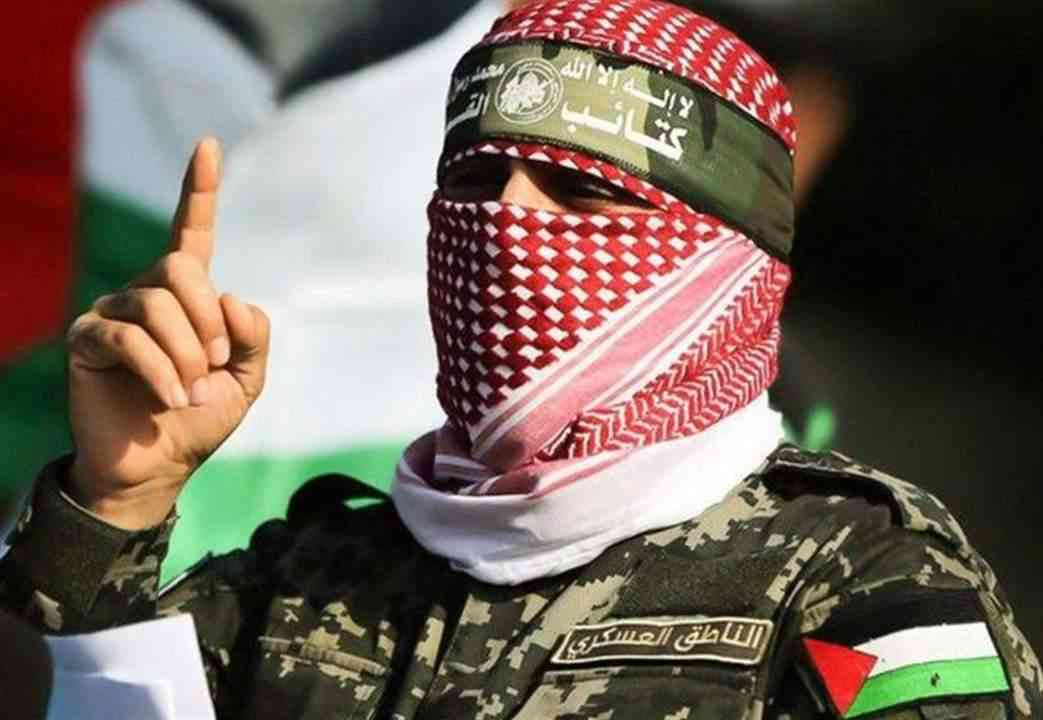 أبو عبيدة يظهر  في المساء ويرفع المعنويات للسماء