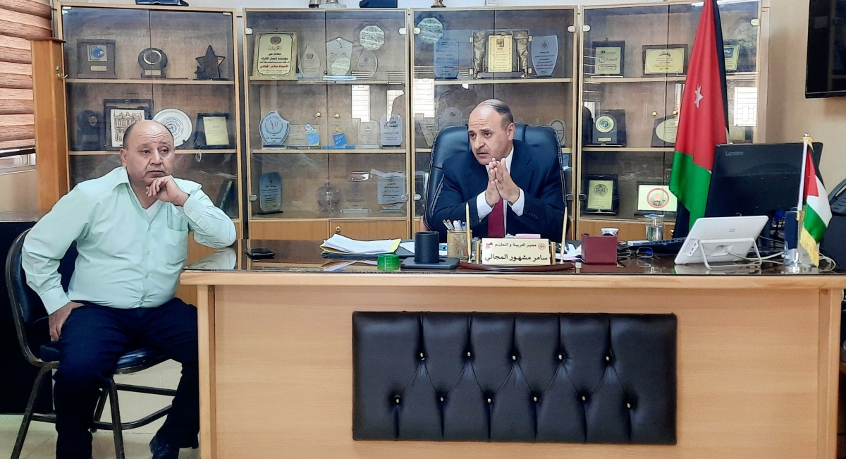 المجالي يستقبل فريق متعدد التخصصات من مؤسسة إنقاذ الطفل