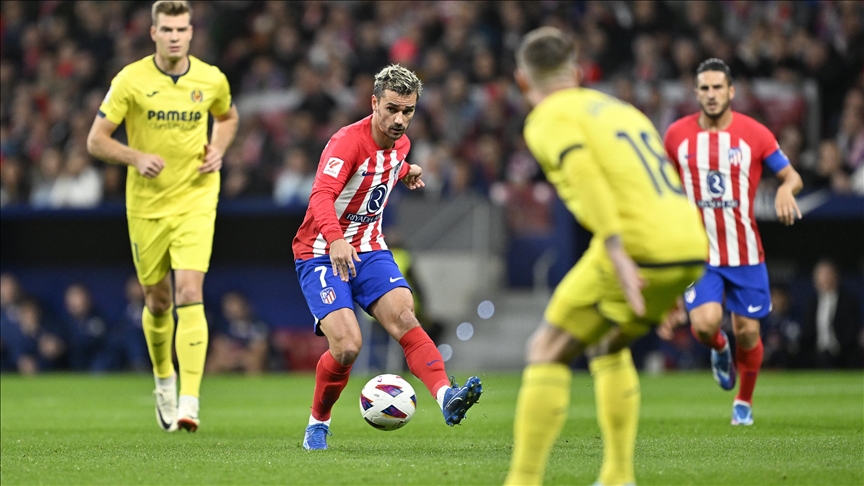 أتلتيكو مدريد يتخطى فياريال بصعوبة في الدوري الإسباني
