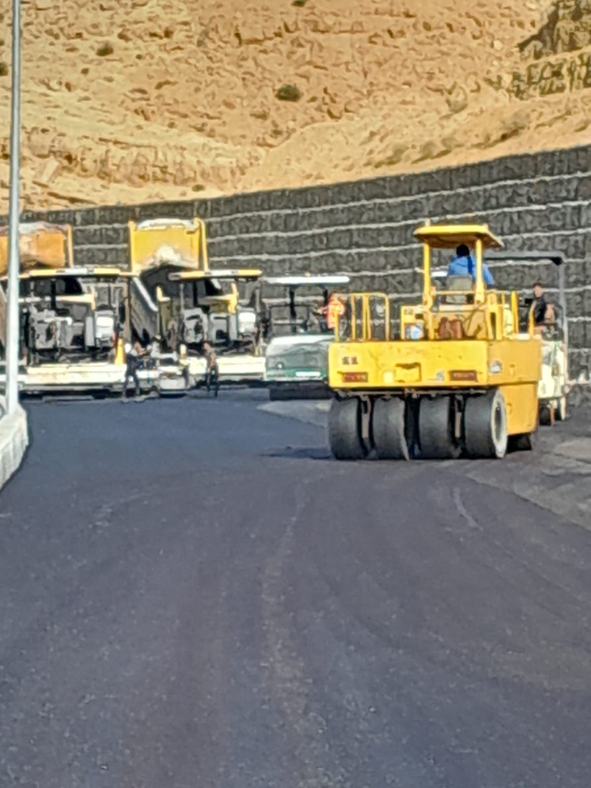 الأشغال تفتتح مشروع طريق النقب  الحميمة خلال الأسبوعين المقبلين
