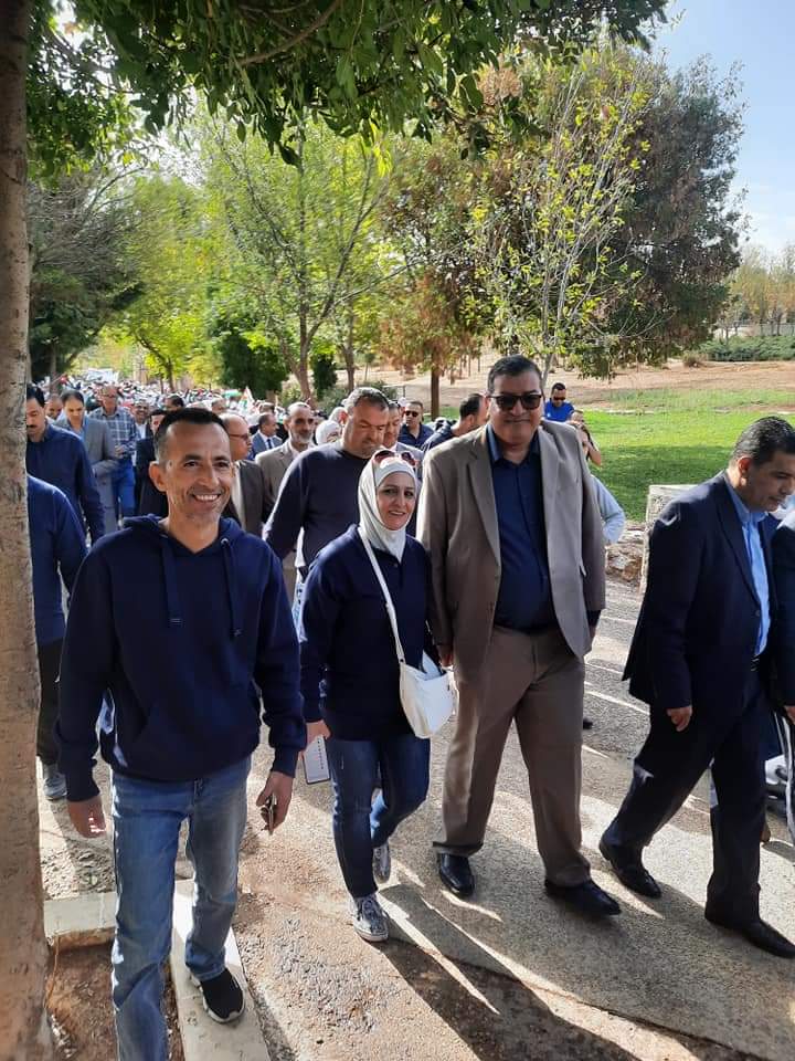 تربية الزرقاء الثانية تشارك في إنطلاق جائزة الملك عبدالله الثاني للياقة البدنية للدورة الثامنة عشر.