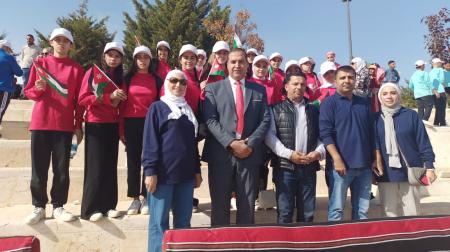 تربية لواء الجامعة تشارك بانطلاق جائزة الملك عبدالله الثاني للياقة البدنية