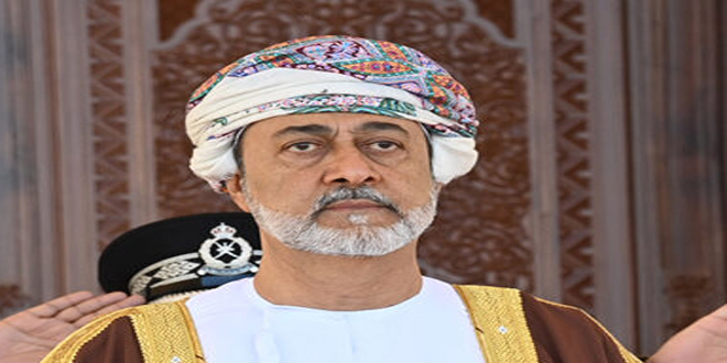 سلطان عمان يدعو المجتمع الدولي إلى تحمل مسؤولياته تجاه الشعب الفلسطيني