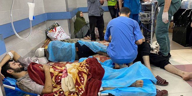 المرصد الأورومتوسطي يدين اقتحام قوات الاحتلال الإسرائيلي مجمع الشفاء في غزة ويطالبها بمغادرته فوراً
