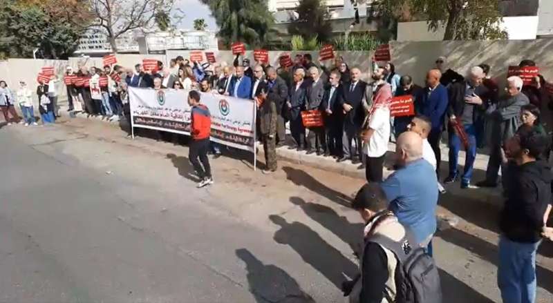 الأردن..اعتصام امام المياه يطالب بالغاء اتفاقية الماء مقابل الكهرباء مع الكيان الصهيوني