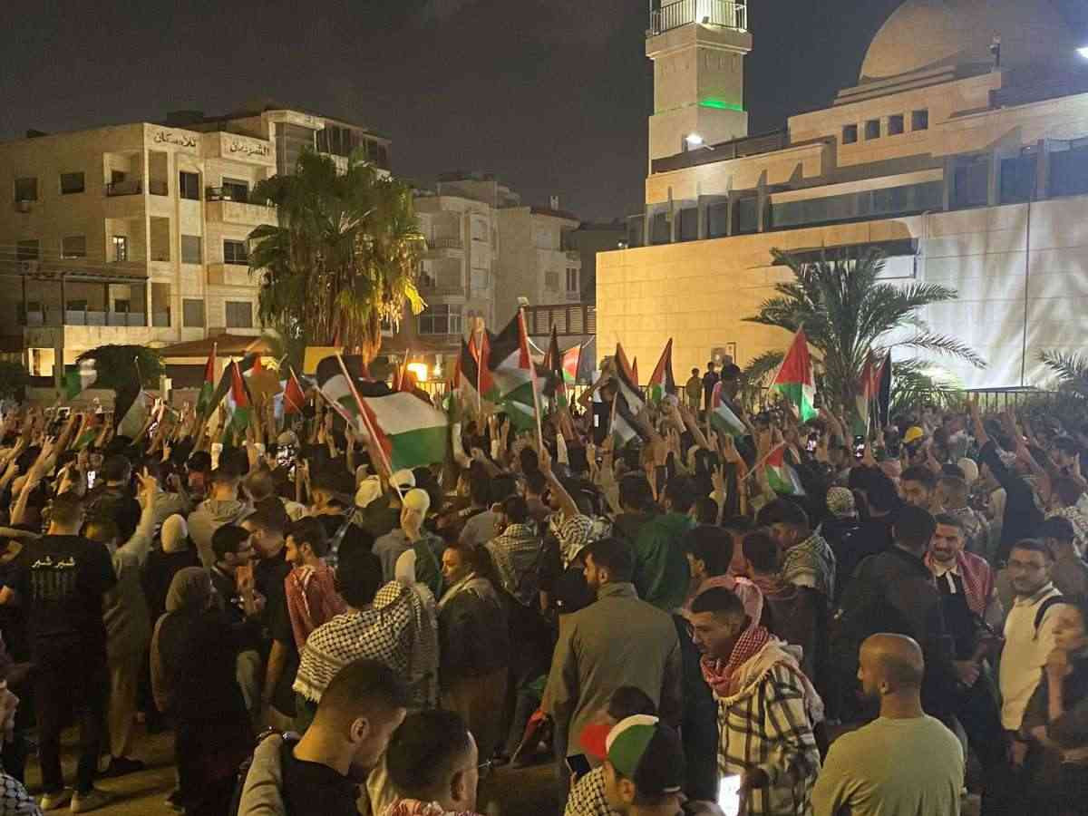 اعتصام مفتوح في الأردن لنصرة غزة (تفاصيل)
