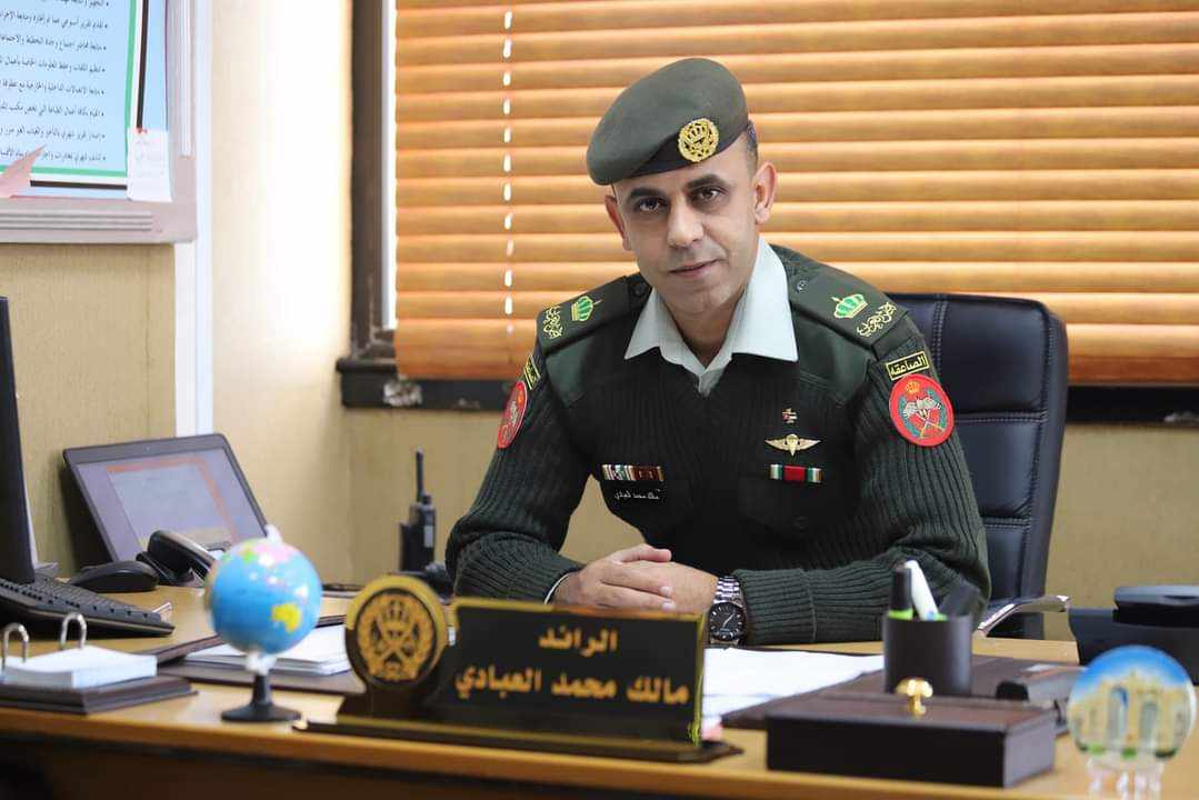 إرادة ملكية بترفيع  مالك العبادي  لرتبة رائد