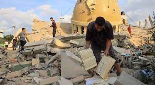 قصف الاحتلال يستهدف مسجدين بخان يونس