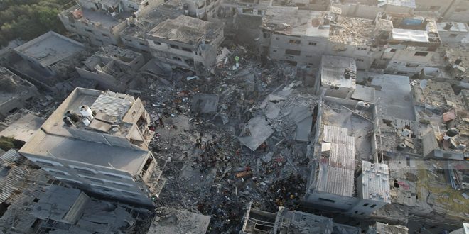 المرصد الأورومتوسطي: الاحتلال الإسرائيلي وجه أكثر من 1000 ضربة بالفوسفور الأبيض على المناطق المأهولة في غزة